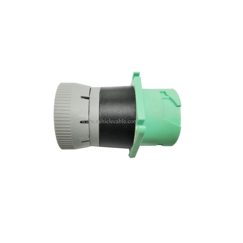 Green 9pin J1939 Type 2 to 6pin J1708 Adapter