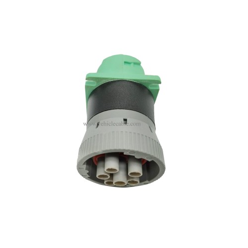 Green 9pin J1939 Type 2 to 6pin J1708 Adapter