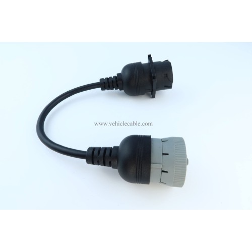 YPP 6P J1708 to Gray 9P Type 1 J1939 Cable Converting Cable 6pin to 9pin for Both J1939 Type 1 and Type 2 connectors