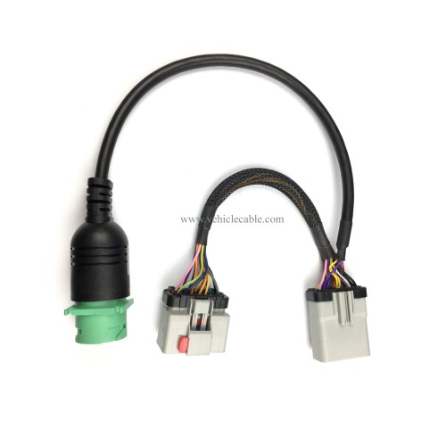 RP1226 Male to Female to J1939 Extension Splitter Y Cable for ELD Device