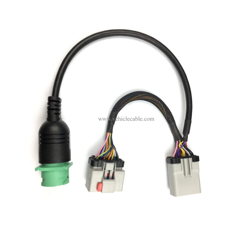 RP1226 Male to Female to J1939 Extension Splitter Y Cable for ELD Device 