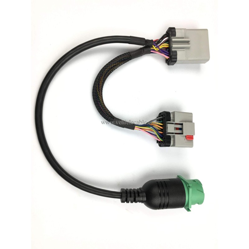 RP1226 Male to Female to J1939 Extension Splitter Y Cable for ELD Device 