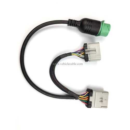 RP1226 Male to Female to J1939 Extension Splitter Y Cable for ELD Device