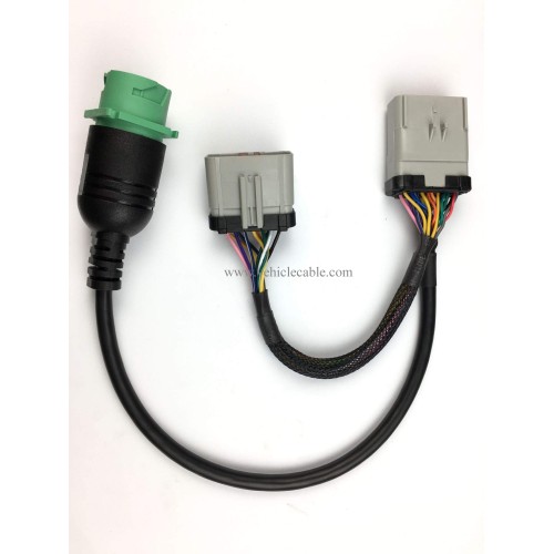 RP1226 Male to Female to J1939 Extension Splitter Y Cable for ELD Device