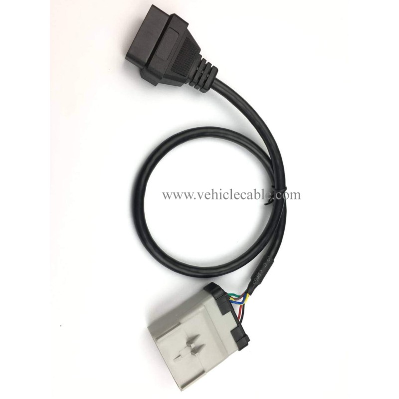 RP-1226 14 Way to 16 pin OBD ii Female ELD Cable RP1226 to OBD2 Adapter Cable 