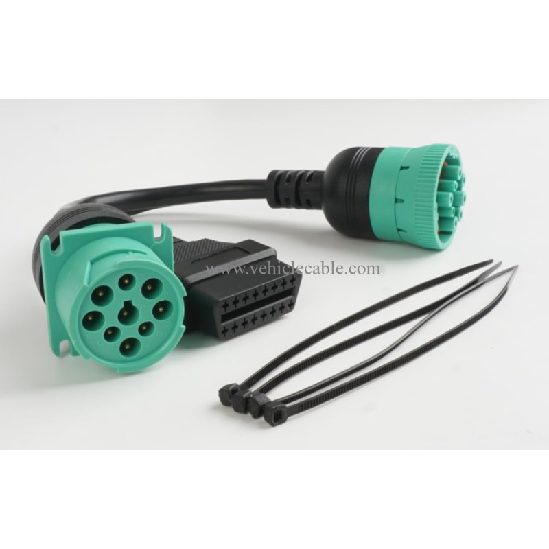 YPP J1939 Male to J1939 Female and OBD2 Splitter Cable (1pcs) 