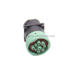 YPP Green J1939 type2 to Black J1939 type1 Adapter 9pin 