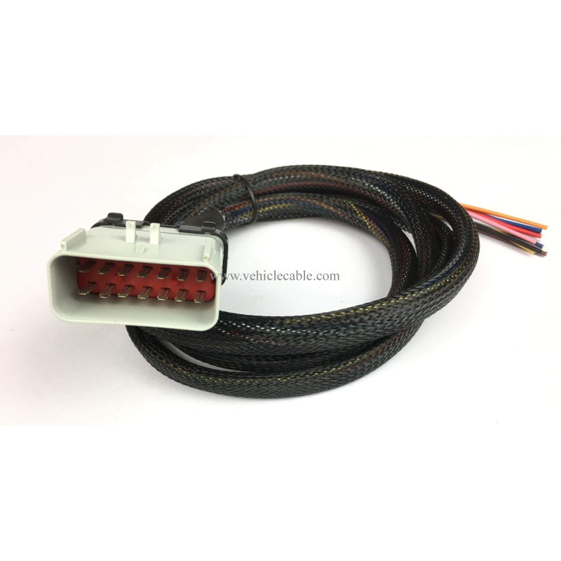 YPP 14 Way RP-1226 Male Connector 14Pin to Open DND Cable 