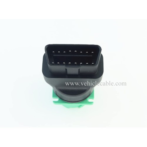 OBD2 Male to Green J1939 Female Adapter